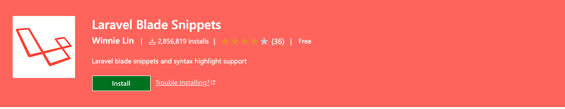 Laravel Blade Snippets